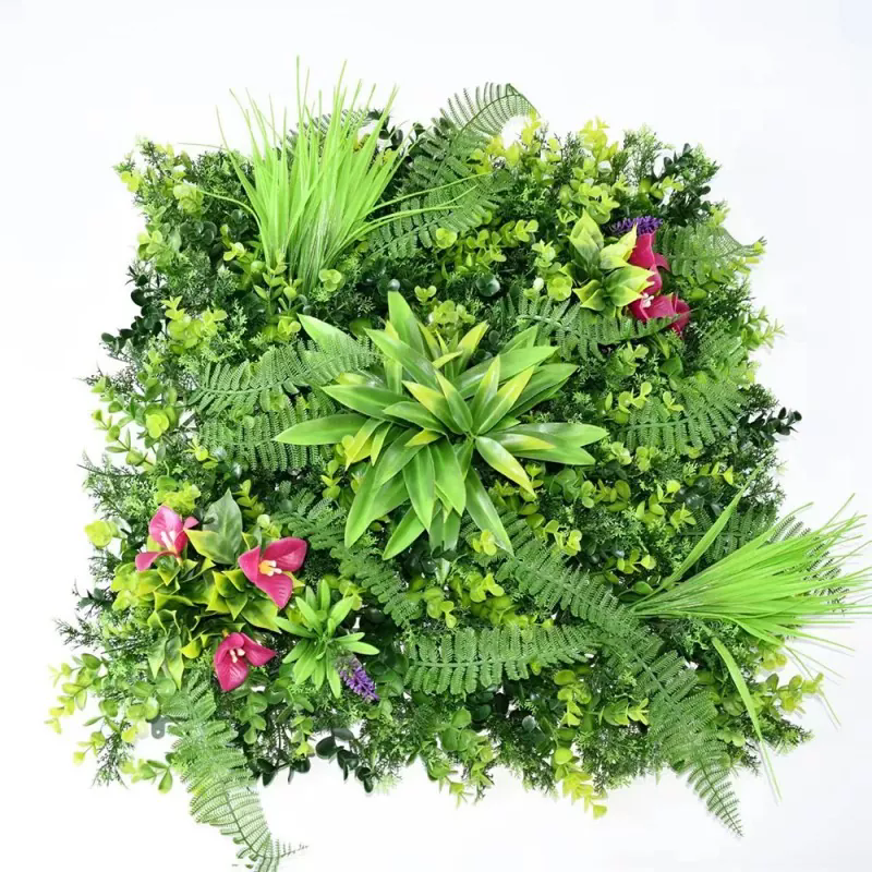 Artificial turf wall: Three-dimensional green reconstructs spatial aesthetics